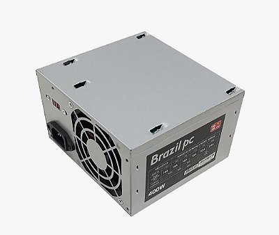 Fonte Alimentacao Atx 400W Real Brazilpc Bpc427V10 24 Pinos Oem
