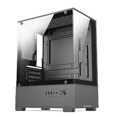Gabinete Gamer Bg-054 Hit Bluecase Usb 3.0 Vidro Temperado