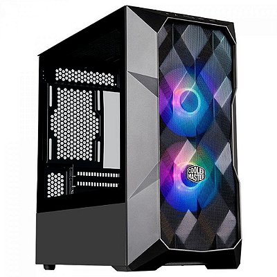 Gabinete Gamer Micro Atx/ Mini Itx Sem Fonte Td300 Mesh Preto Cooler Master