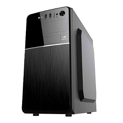 GABINETE C3TECH COM FONTE 200W PRETO MT24V2BK