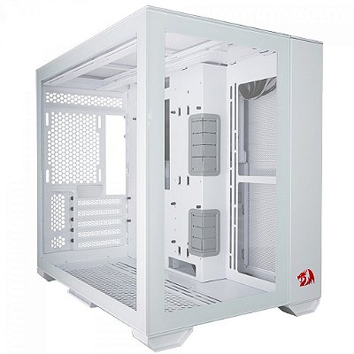 Gabinete Redragon Lian Li 011-D Lunar White Edição Limitada