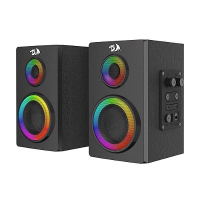 Caixa De Som Gamer Redragon Orchestra Rgb Usb 2x 6w Preto
