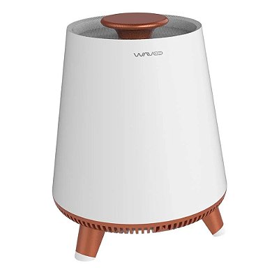 Caixa De Som Bluetooth 15w Luminária Rgb Waveone Lumi Cobre