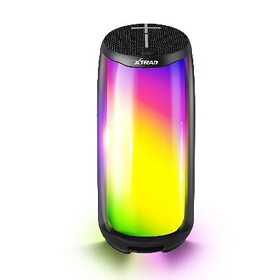 Caixa de Som Bluetooth RGB Super Nova Xtrad Extreme 10w Preta