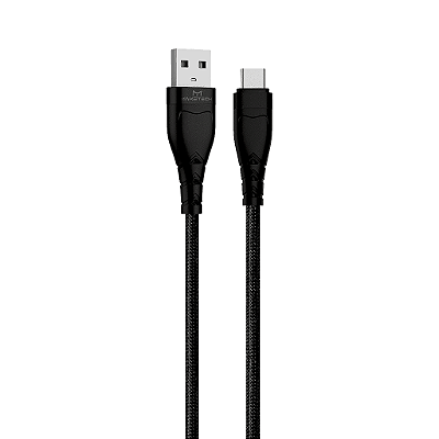 Cabo Usb Para Usb C Android Ca-151c 1,5m Preto Nylon Maketech