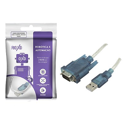 Cabo Conversor Usb Serial Rs 232 70Cm Console Para Central