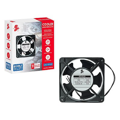 Cooler Chip SCE 120x120x38mm Bivolt 110v/220v Sem Rolamento