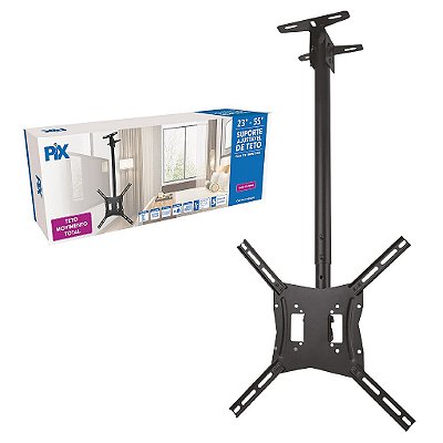 Suporte Para Tv Teto Altura Ajustável 23'' A 55'' Até 32Kg