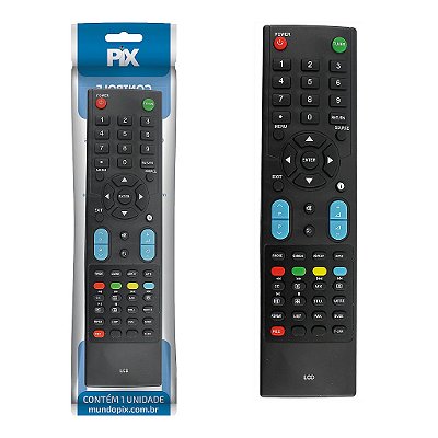 Controle Remoto Compativel Para Tv Philco Lcd 32" A 55" Pix
