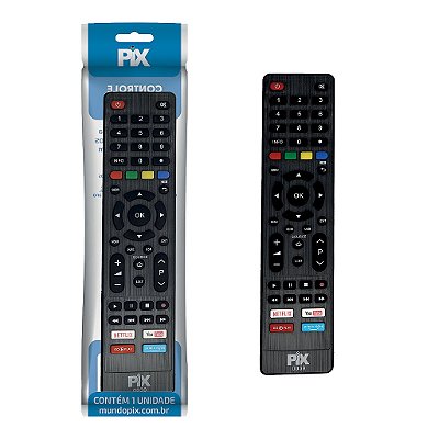 Controle Remoto Compativel Para Philco Smart Tv Com Netflix