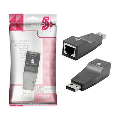 Adaptador Usb 2.0 Para Rede Rj45 Internet Ethernet 10/100Mbs