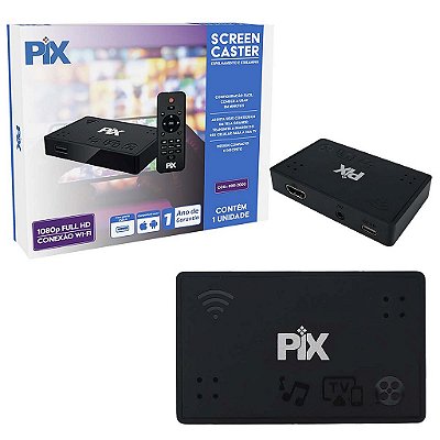 Screencaster Para Tv C/ Espelhamento Streaming Via Hdmi Wifi
