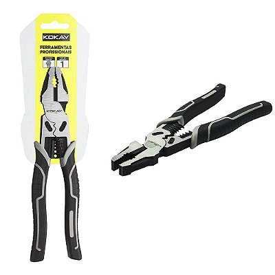 Alicate Universal 9" Forte Preciso Decapa Crimpa Terminais