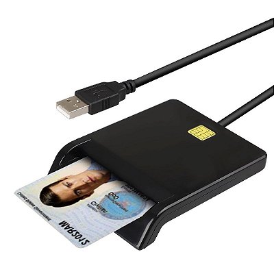 Leitor Usb Smart Card Certificado Digital e-CPF e-CNPJ Banco