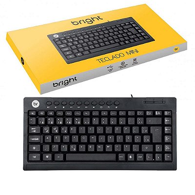 Mini Teclado Pequeno Portátil Multimídia Usb Preto