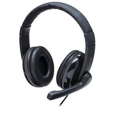 HEADSET PRO USB PRETO PH317 MULTILASER
