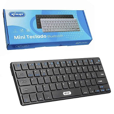 Mini Teclado Bluetooth Sem fio Para Celular Notebook Tablet