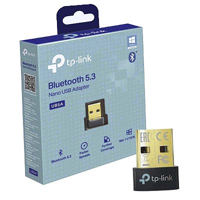 Adaptador Bluetooth 5.3 USB Nano Windows 10 11 TP-Link UB500