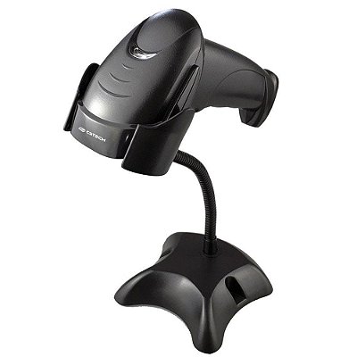 LEITOR DE CODIGO DE BARRAS USB LB-50BK C3 TECH C/ SUPORTE