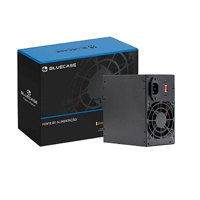 Fonte Atx 350W C/ Cabo Blu350 Bluecase Preto Cabo Estendido