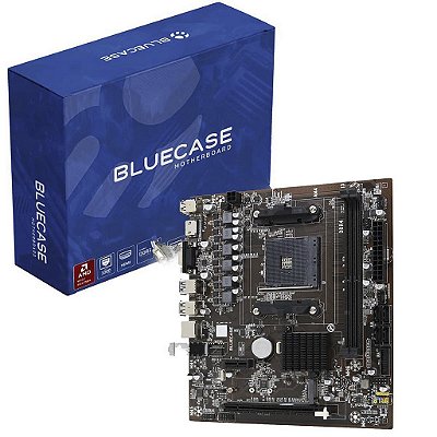 Placa Mãe Am4 A320 Bluecase Hdmi M2 Nvme P/ Ryzen 1ª Até 5ª