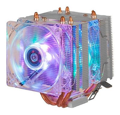 Cooler Universal Fan Duplo P/processador Intel/amd Tdp 135w