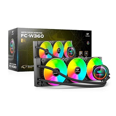 Water Cooler 120Mm Argb Amd/Intel Fc-W360Rgb C3 Tech