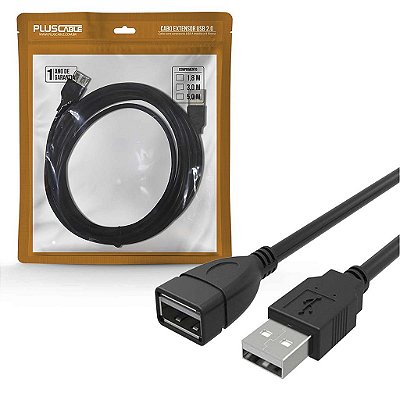 Cabo Extensor Usb Plus Cable 2.0 Amxaf 5M Pc-Usb5002
