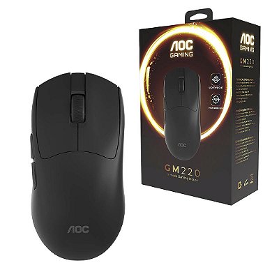 Mouse Gamer Aoc Sem Fio 2,4 Ghz, Bluetooth E Usb 8000Dpi