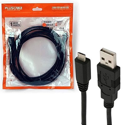 Cabo Usb 2.0 Para Ps4 Am X Micro Usb V8 3,0M Plus Cable
