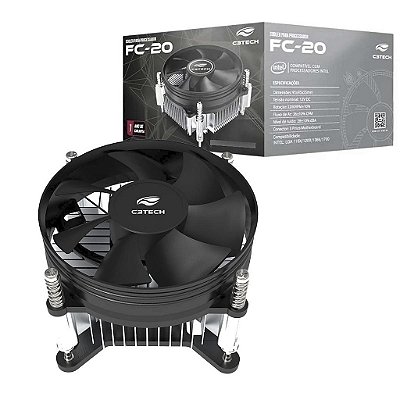 Cooler Para Processador Intel 1155 1151 1150 2ª a 9ª Geração