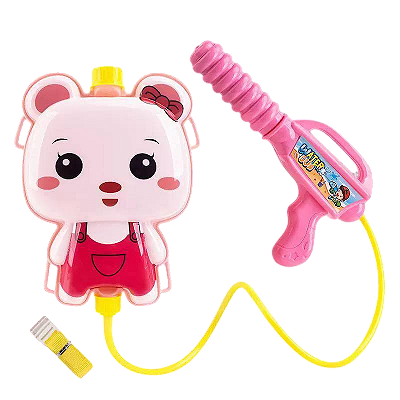 Brinquedo Infantil Mochila Arminha Lança Água Pistola Gata