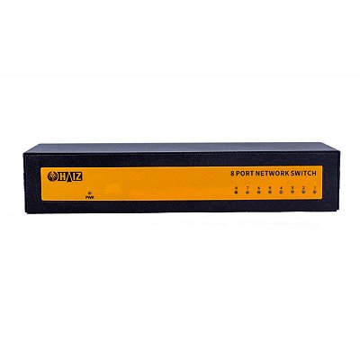 Switch 10/100/1000 Haiz 08 Portas Gigabit Ethernet Hz-1008gb