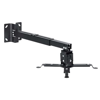 Suporte Para Projetor Universal Teto e Parede 15 Kg Preto