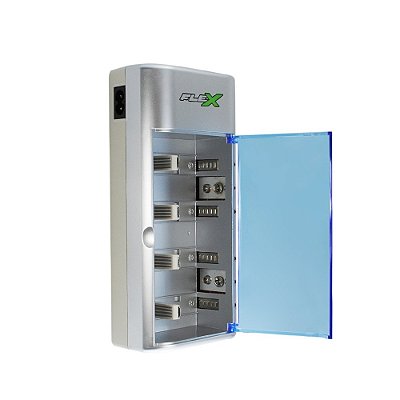 Carregador De Pilhas Aa 9v Aaa D Flex Universal Bivolt Novo