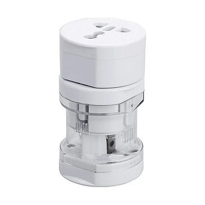 Adaptador Tomada Universal Viagem Europeu Americano Asia Uk