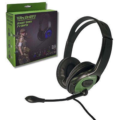 Fone de Ouvido Headset Gamer P3 Para Ps4 Xbox Note Verde