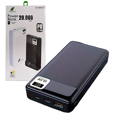 Carregador Portátil Power Bank 20.000mah Universal 22,5w