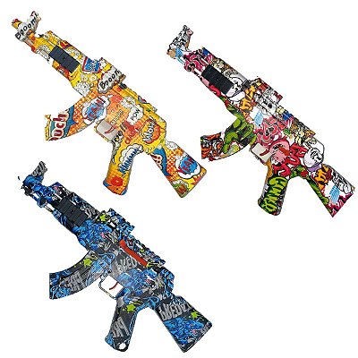 Arminha De Bolinha De Gel Brinquedo Metralhadora Arma Ak47