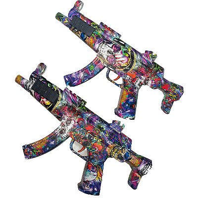 Arminha De Bolinha De Gel Brinquedo Metralhadora Arma Mp5