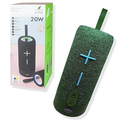 Caixa De Som Bluetooth Ipx6 Fm Cartão Usb Auxiliar Cores