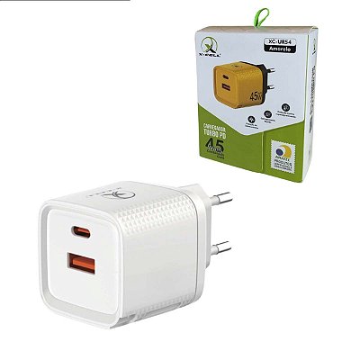 Carregador Turbo Fast Parede Tomada 45w Usb C Tipo C Usb Br
