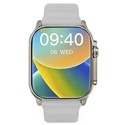 Relógio Inteligente Smart Watch T800 Ultra 40mm Pulseira Cza