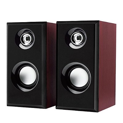 Caixa de Som Multimidia USB P2 10W RMS XC-CM-14 Marrom