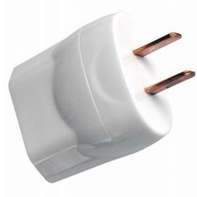 Adaptador Tomada Plug Universal Americano 2 Pinos Chato