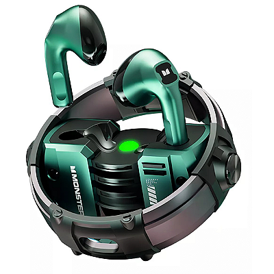 Fone Bluetooth Gamer 5.3 Android Ios PC Gaming Ipx4 Verde