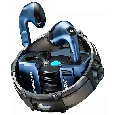 Fone Bluetooth Gamer 5.3 Android Ios Pc Gaming Ipx4 Azul