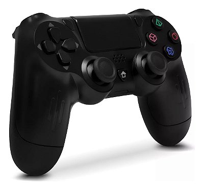 Controle Para Ps4 Dualshock PC Notebook Usb Com Fio Preto