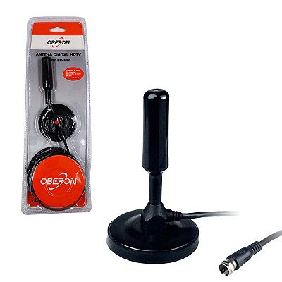 Antena Para Tv  Digital Hdtv Interna Externa Base De Fixacao
