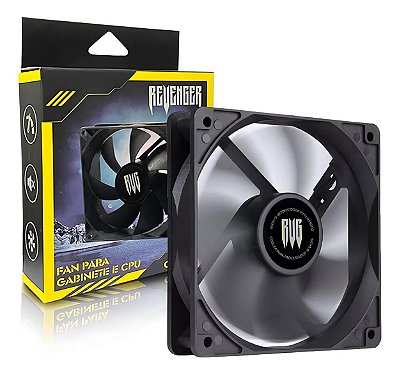Cooler Pc Fan Para Gabinete 120mm Ventoinha 120mm 12v Preto